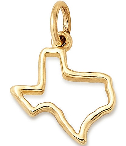 James Avery 14k Gold Texas Forged Charm