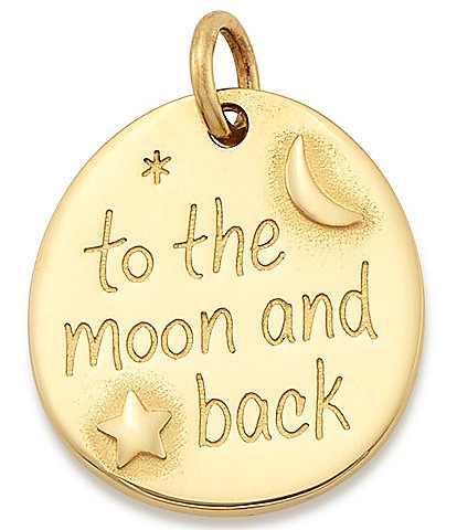 James Avery 14K Gold To the Moon and Back Charm