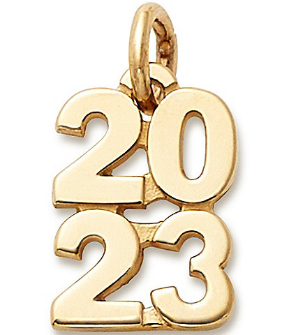 James Avery 14k Gold Year "2023" Charm