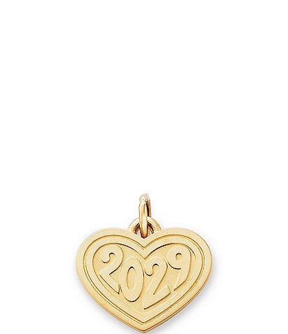 James Avery 14K Gold Year 2029 Heart Charm