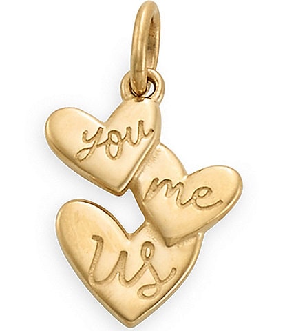 James Avery 14K Gold You Me Us Charm