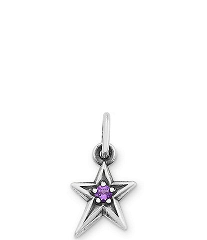 James Avery Birthstone Shining Star Pendant Charm