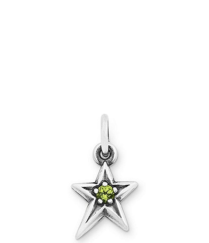 James Avery Birthstone Shining Star Pendant Charm