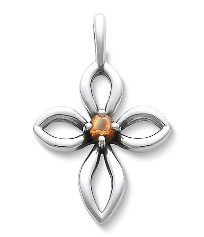 James Avery Avery Remembrance Cross with Citrine
