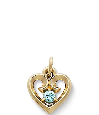 James Avery 14K Gold Remembrance Heart Pendant