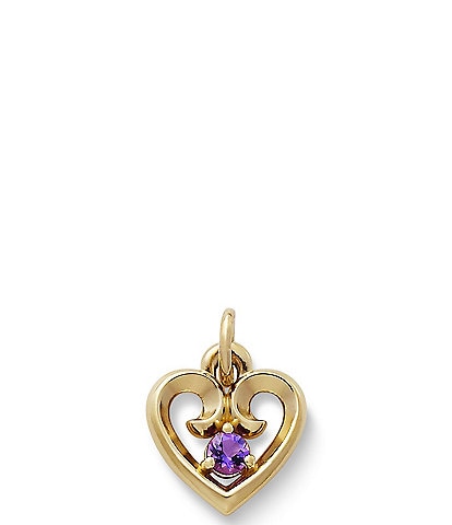 James Avery 14K Gold Remembrance Heart Pendant