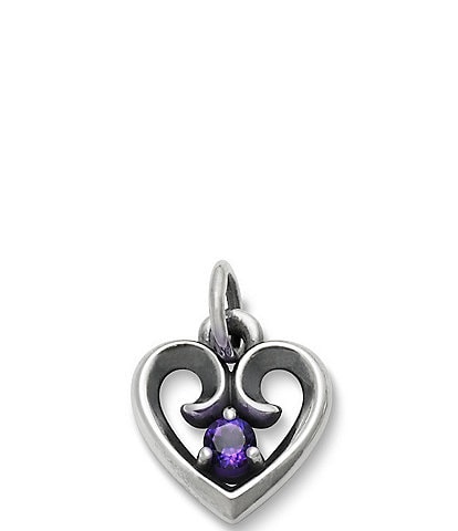 James Avery Avery Remembrance Heart Birthstone Charm