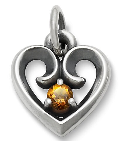 James Avery Avery Remembrance Heart Birthstone Charm