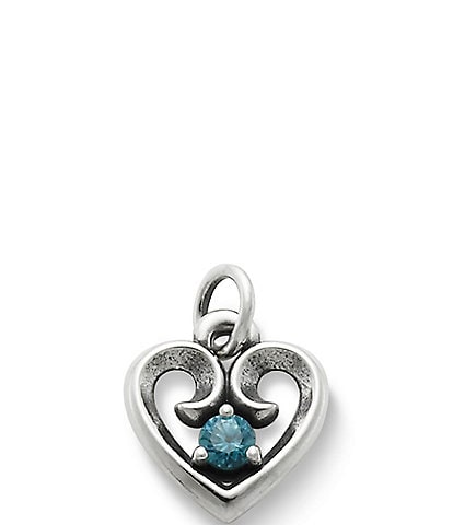 James Avery Avery Remembrance Heart Birthstone Charm