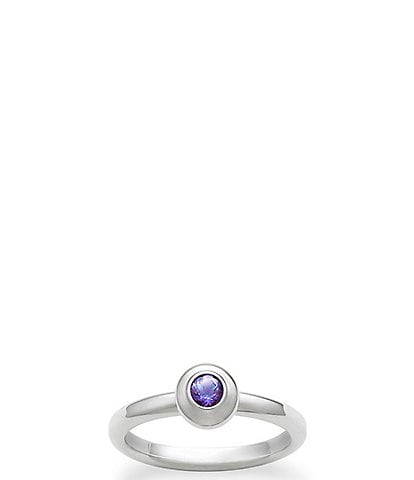 James Avery Avery Lab-Created Birthstone Remembrance Ring