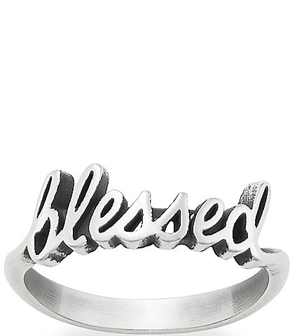 James Avery #double;Blessed#double; Ring
