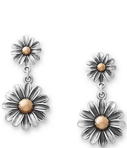 James Avery Blooming Daisies Dangle Drop Earrings