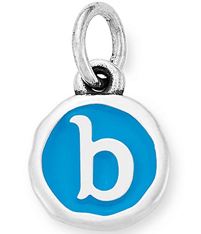 James Avery Blue Enamel Initial Charm