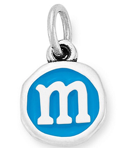 James Avery Blue Enamel Initial Charm