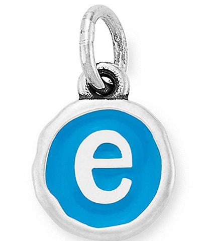 James Avery Blue Enamel Initial Charm