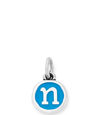 James Avery Blue Enamel Initial Charm