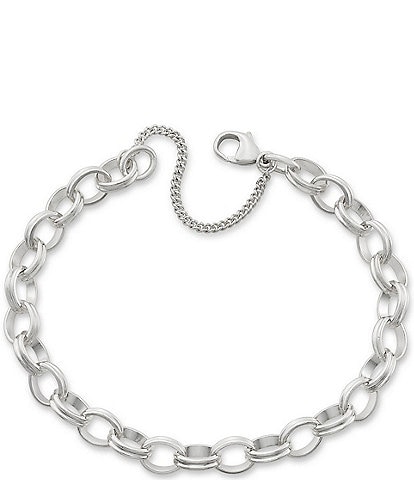 James Avery Channel Link Cable Charm Bracelet