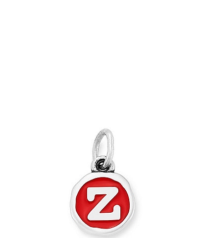 James Avery Red Enamel Initial Charm