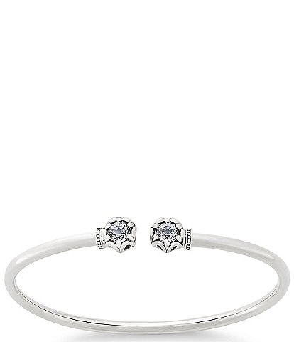 James Avery Cherished Birthstone Lab-Created Flexible Cuff Bracelet