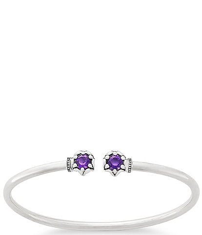 James Avery Cherished Birthstone Lab-Created Flexible Cuff Bracelet
