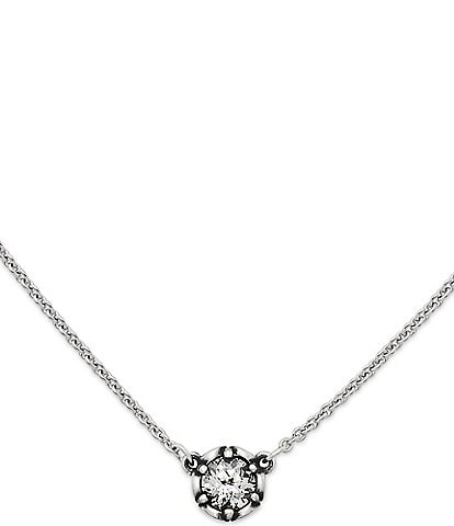 James Avery Cherished Birthstone Necklace with Lab-Created White Sapphire