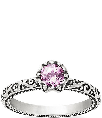 James Avery Cherished Birthstone Ring with Lab-Created Gem