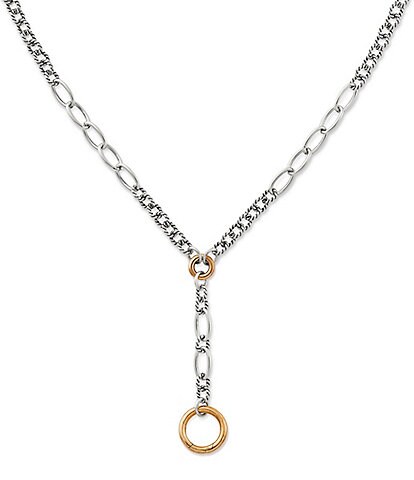 James Avery Circle Lariat Changeable Charm Necklace