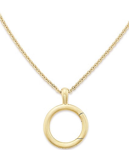 James Avery 14K Circlet Charm Holder Necklace