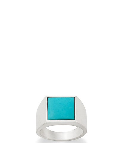 James Avery Classic Gemstone Signet Ring
