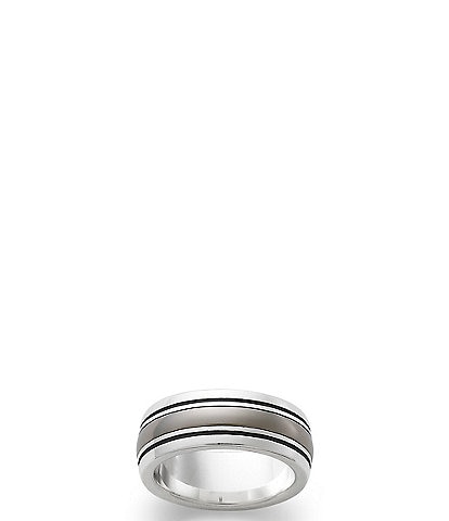 James Avery Classic Smooth with Titanium Band