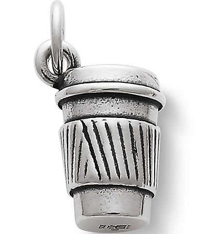 James Avery Coffee To Go Sterling Silver Charm