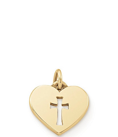 James Avery 14K Crosslet Heart Charm