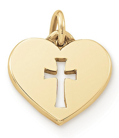 James Avery 14K Crosslet Heart Charm