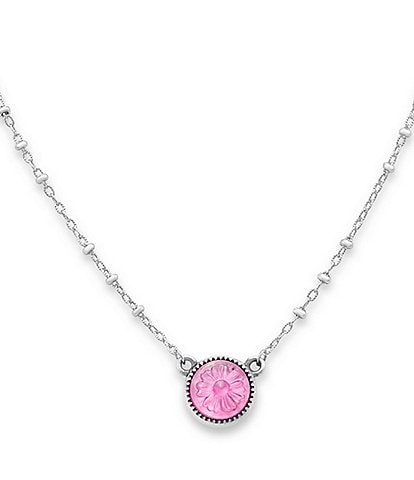 James Avery Daisy Sculpted Lab-Created Gemstone Necklace