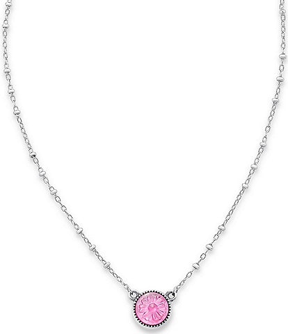James Avery Daisy Sculpted Lab-Created Gemstone Necklace