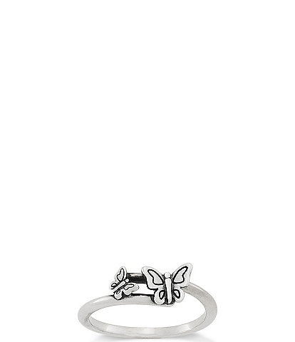 James Avery Dancing Butterflies Sterling Silver Ring