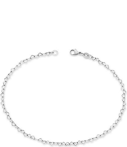 James Avery Delicate Connected Hearts Anklet