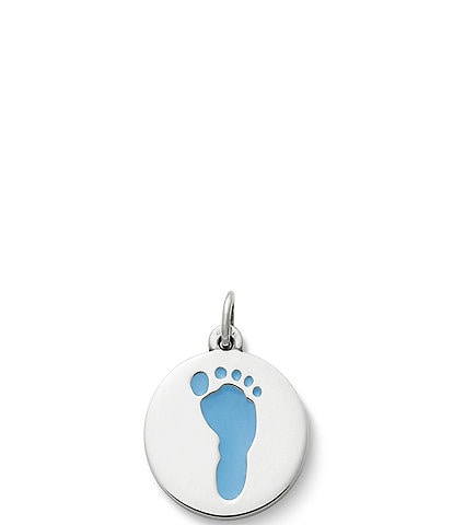 James Avery Enamel Baby Footprint Charm