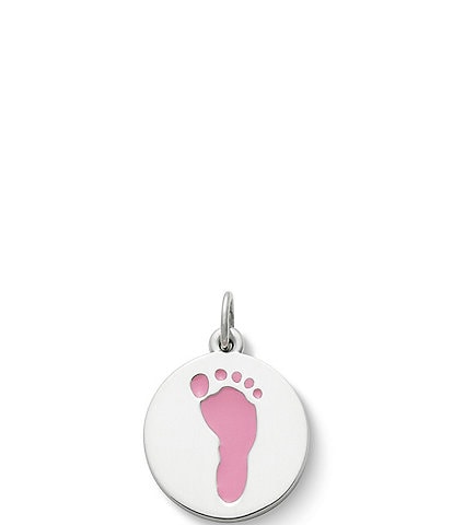James Avery Enamel Baby Footprint Charm