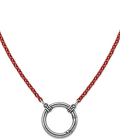 James Avery Enamel Beaded Changeable Charm Holder Necklace