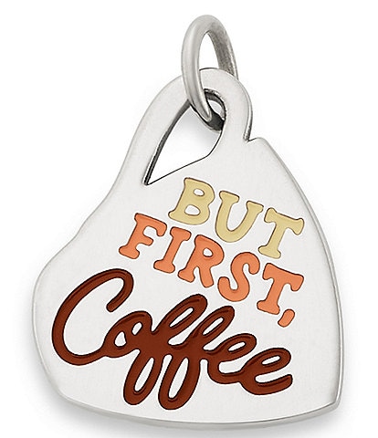 James Avery Enamel But First, Coffee Charm