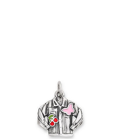 James Avery Enamel Denim Jacket Charm