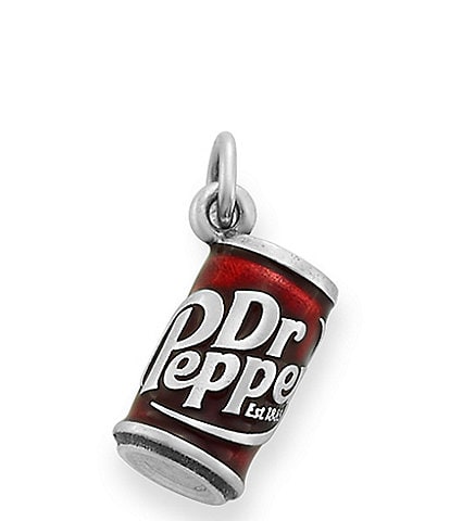 James Avery Enamel Dr. Pepper Charm
