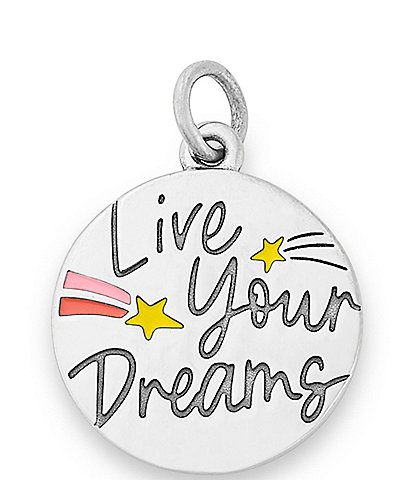 James Avery Enamel "Live Your Dreams" Charm