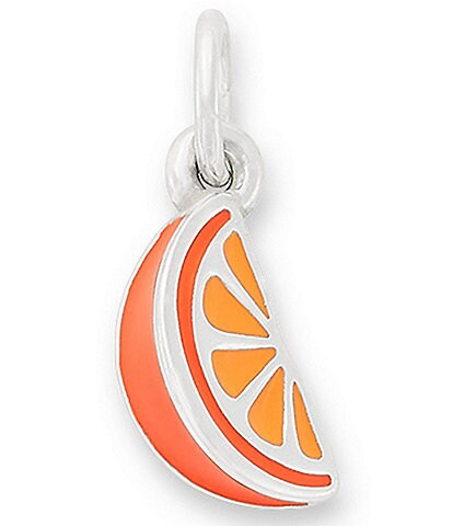 James Avery Enamel Orange Citrus Slice Charm