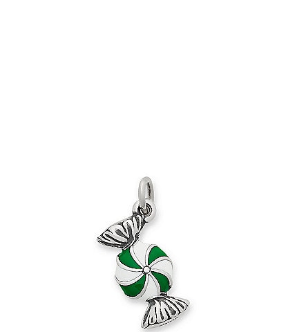 James Avery Enamel Peppermint Holiday Sterling Silver Charm
