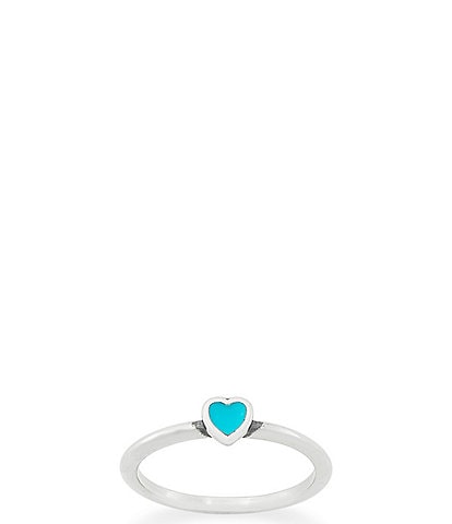 James Avery Enamel Petite Heart Ring