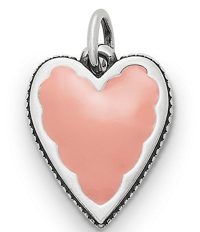 James Avery Enamel Pink Heart Charm