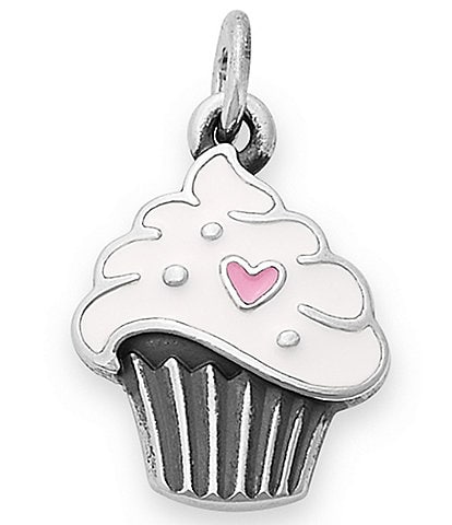 James Avery Enamel Sweetheart Cupcake Charm