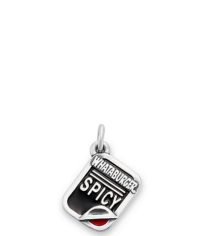 James Avery Enamel Whataburger Spicy Ketchup Novelty Charm